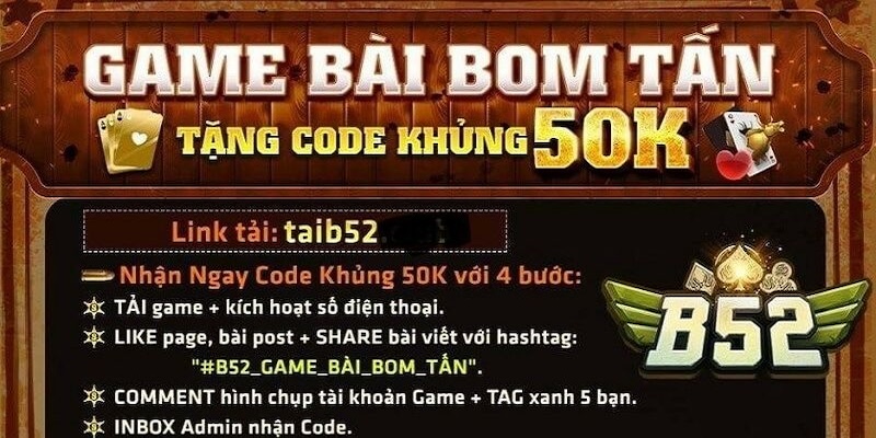 3 khuyến mãi nhận được khi đăng ký tài khoản b52 thành công