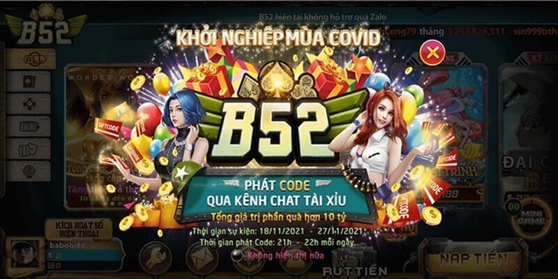 Người chơi cần nắm rõ cách nhận giftcode tại b52 