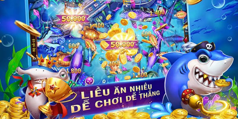 Nhiều game bắn cá được yêu thích 