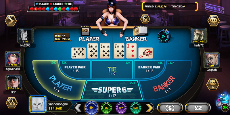 Quy trình 5 bước chơi baccarat tại b52