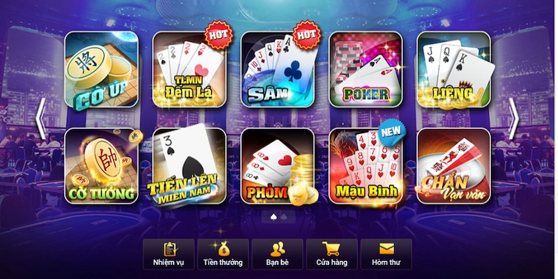 Top 4 game bài được yêu thích nhất tại casino b52